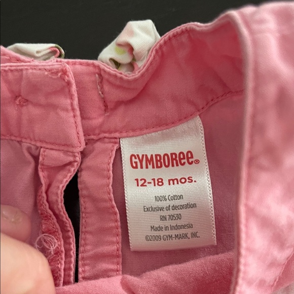 Gymboree Pink and White Turtle Diaper Cover Set - Picture 2 of 4